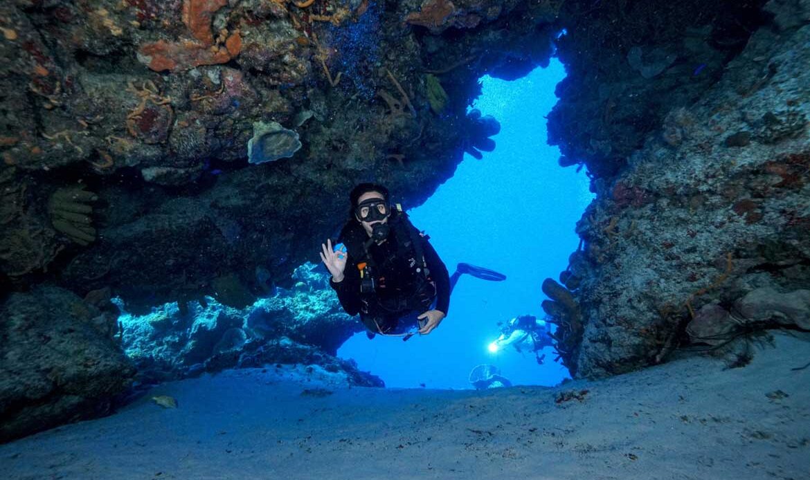 Diving Cozumel: diver