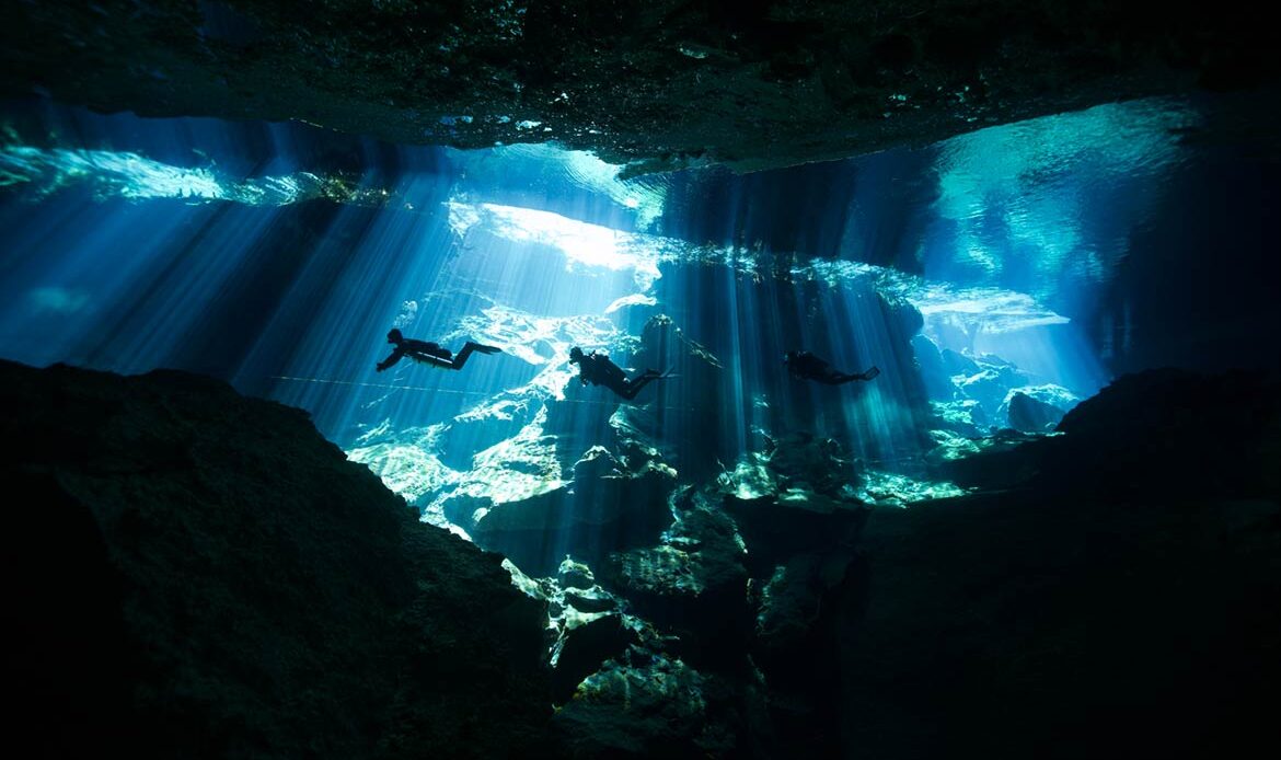 Diving Cenote: rayos